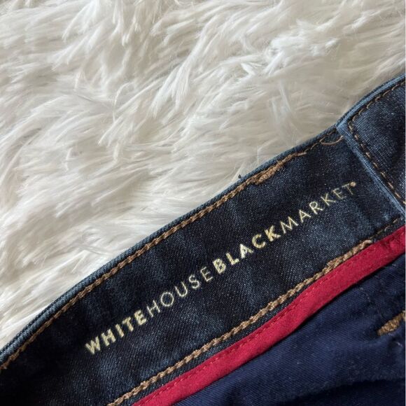 WHBM Jeans The Sculpt Skinny Flare Stretchy Hi Rise Womens Size 4 - Picture 7 of 10